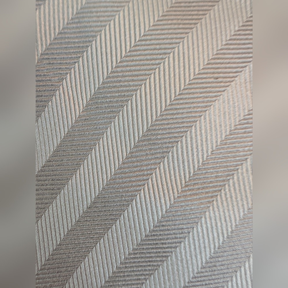 2 Burberry London Neckties-Nova Check And White/ Gray Striped - Picture 11 of 15